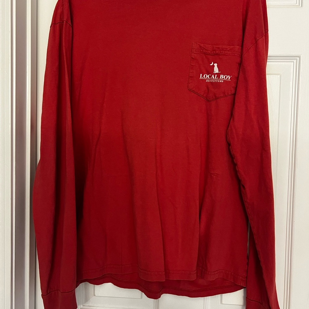 Dark Salmon Pink/Orange Men's local boy Shirt